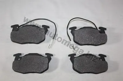 Комплект тормозных колодок, дисковый тормоз AutoMega Premium AUTOMEGA купить