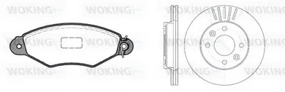 Комплект тормозов, дисковый тормозной механизм WOKING купить
