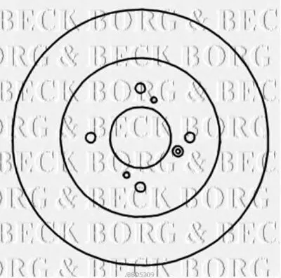 Тормозной диск BORG & BECK купить
