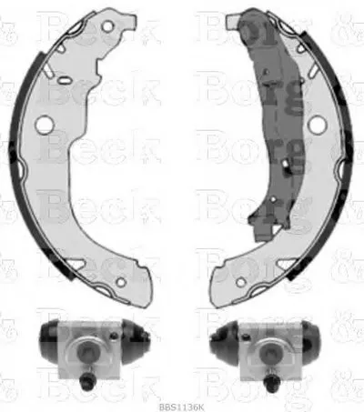 Комплект тормозных колодок BORG & BECK купить