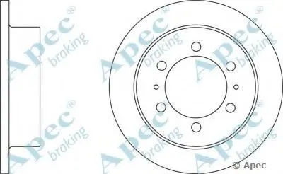 Тормозной диск APEC braking купить