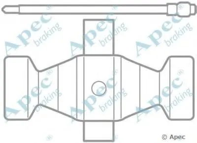 Комплектующие, тормозные колодки APEC braking купить