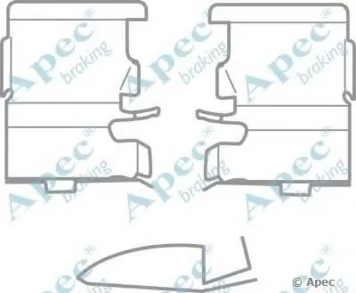 Комплектующие, тормозные колодки APEC braking купить
