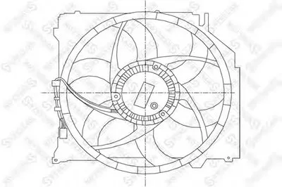 Вентилятор, охлаждение двигателя STELLOX купить
