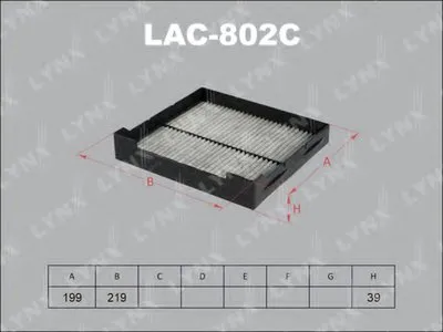 Фильтр, воздух во внутренном пространстве LYNXauto купить