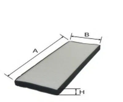 Фильтр, воздух во внутренном пространстве Cabin filter (Standart) for VAG GOODWILL купить