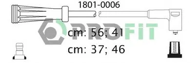 Комплект проводов зажигания PROFIT купить