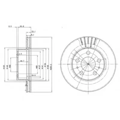 Тормозной диск DELPHI купить