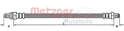 Тормозной шланг METZGER купить