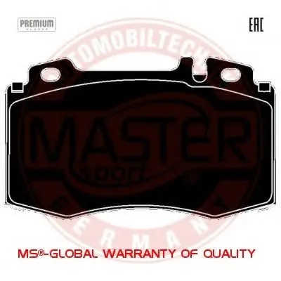 Комплект тормозных колодок, дисковый тормоз Anti-Noise MASTER-SPORT купить