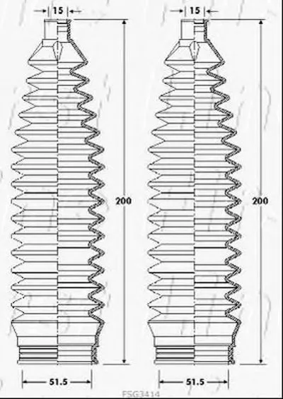 Пыльник, рулевое управление FIRST LINE купить