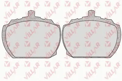 Комплект тормозных колодок, дисковый тормоз VILLAR купить