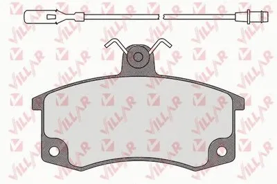 Комплект тормозных колодок, дисковый тормоз VILLAR купить