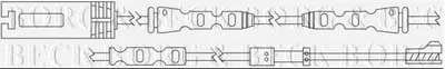 Сигнализатор, износ тормозных колодок BORG & BECK купить