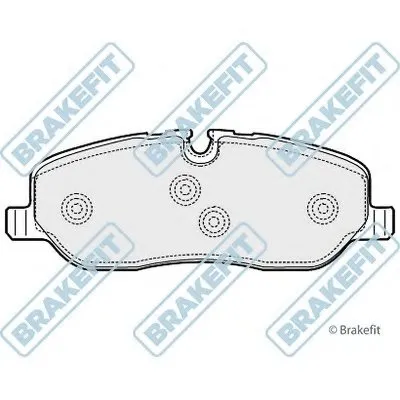 Комплект тормозных колодок, дисковый тормоз Brake Fit APEC braking купить