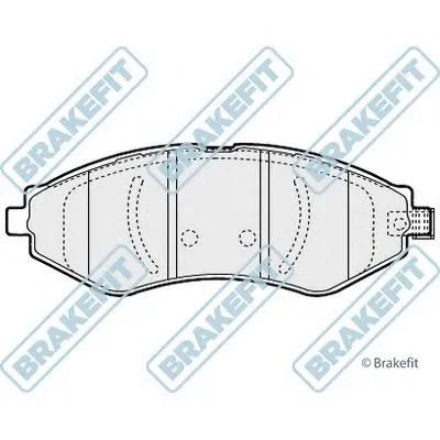 Комплект тормозных колодок, дисковый тормоз Brake Fit APEC braking купить