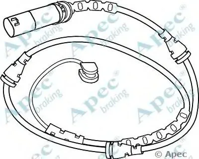Указатель износа, накладка тормозной колодки APEC braking купить