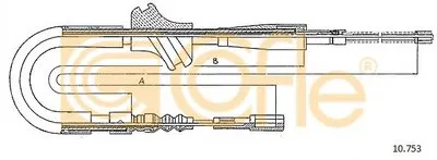 Трос, стояночная тормозная система COFLE купить