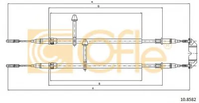 Трос, стояночная тормозная система COFLE купить