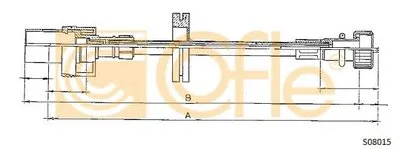 Тросик спидометра COFLE купить