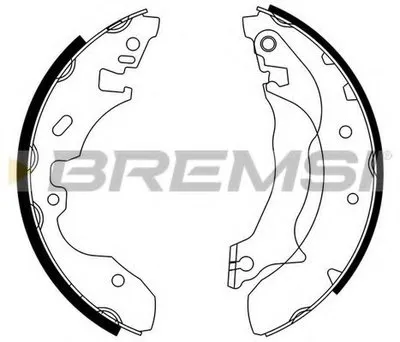 Комплект тормозных колодок BREMSI купить