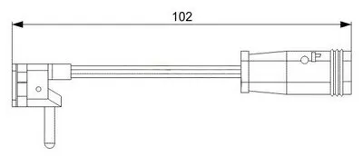 Сигнализатор, износ тормозных колодок BREMSI купить