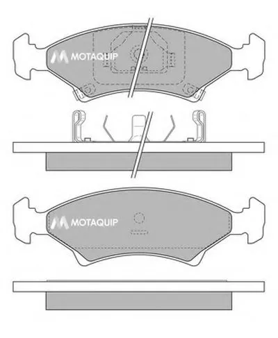 Комплект тормозных колодок, дисковый тормоз MOTAQUIP купить