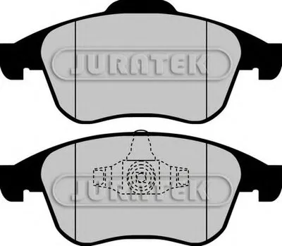 Комплект тормозных колодок, дисковый тормоз JURATEK купить