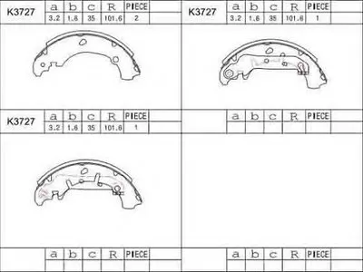 Комплект тормозных колодок ASIMCO купить