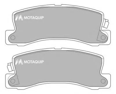 Комплект тормозных колодок, дисковый тормоз MOTAQUIP купить