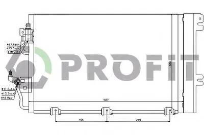 Конденсатор, кондиционер PROFIT купить