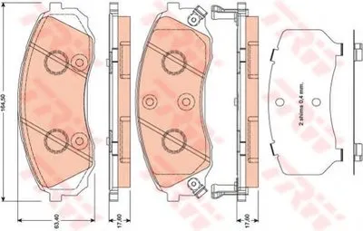 Комплект тормозных колодок, дисковый тормоз Dr!ve+ купить