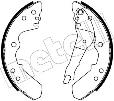 Комплект тормозных колодок METELLI купить