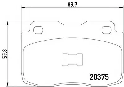 Комплект тормозных колодок, дисковый тормоз HELLA купить