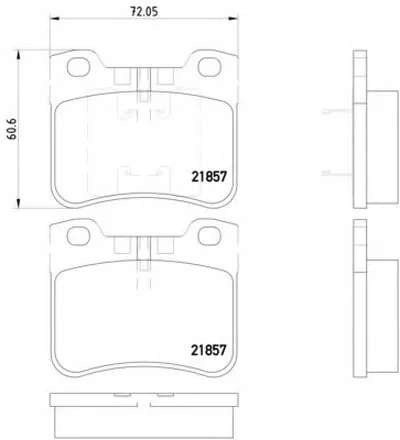 Комплект тормозных колодок, дисковый тормоз HELLA купить