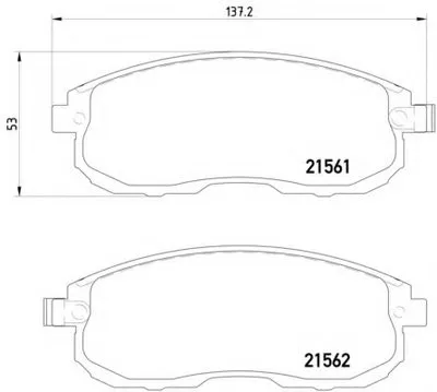Комплект тормозных колодок, дисковый тормоз HELLA купить