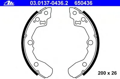 Комплект тормозных колодок ATE купить