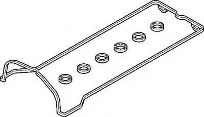 Комплект прокладок, крышка головки цилиндра ELRING купить
