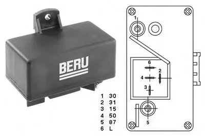 Блок управления, время накаливания BERU купить