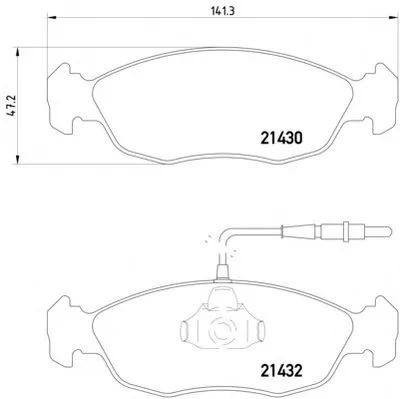 Комплект тормозных колодок, дисковый тормоз HELLA PAGID купить