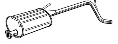 Глушитель выхлопных газов конечный WALKER купить