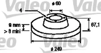 Тормозной диск VALEO купить