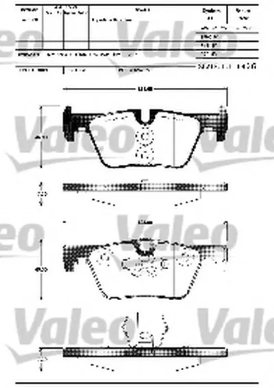 Комплект тормозных колодок, дисковый тормоз VALEO купить