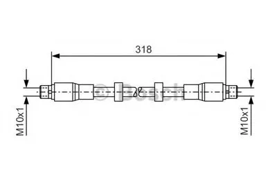 Тормозной шланг BOSCH купить