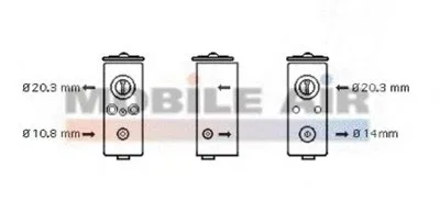 Расширительный клапан, кондиционер VAN WEZEL купить