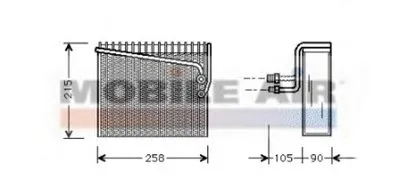 Испаритель, кондиционер VAN WEZEL купить