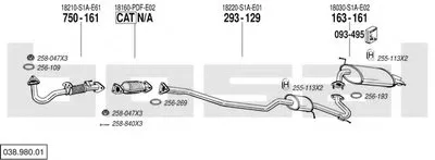 Система выпуска ОГ BOSAL купить