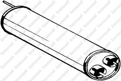 Средний глушитель выхлопных газов BOSAL купить