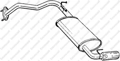 Глушитель выхлопных газов конечный BOSAL купить