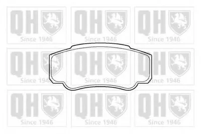 Комплект тормозных колодок, дисковый тормоз QUINTON HAZELL купить